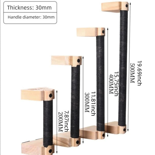 Holz Push-Up Bars aus Buchenholz – Ergonomische Liegestützgriffe, rutschfest & belastbar bis 300 kg
